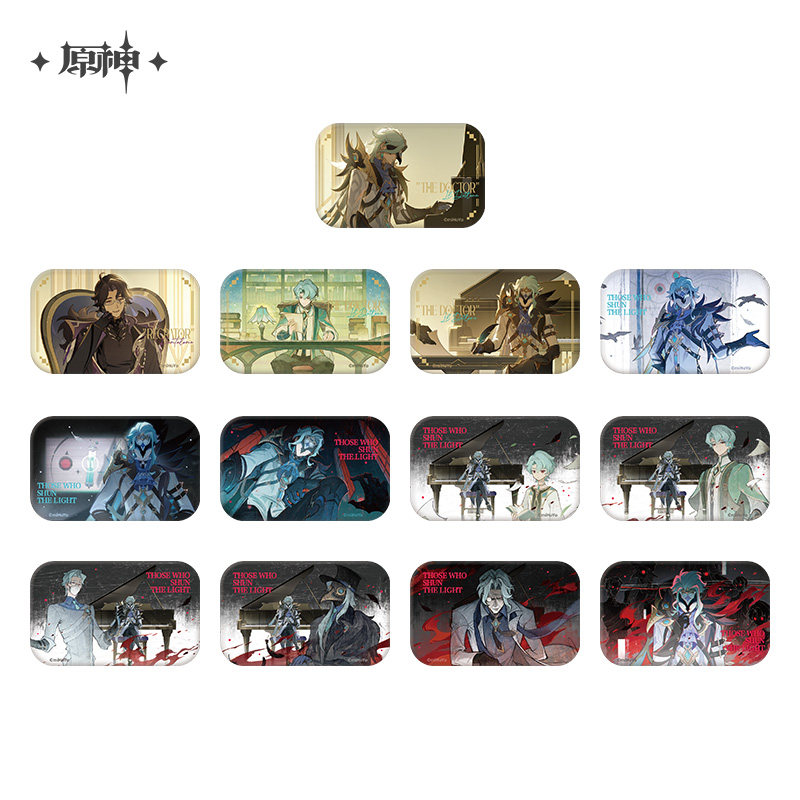 Board Game Who Is It - Genshin Badge Official Those Who Shun