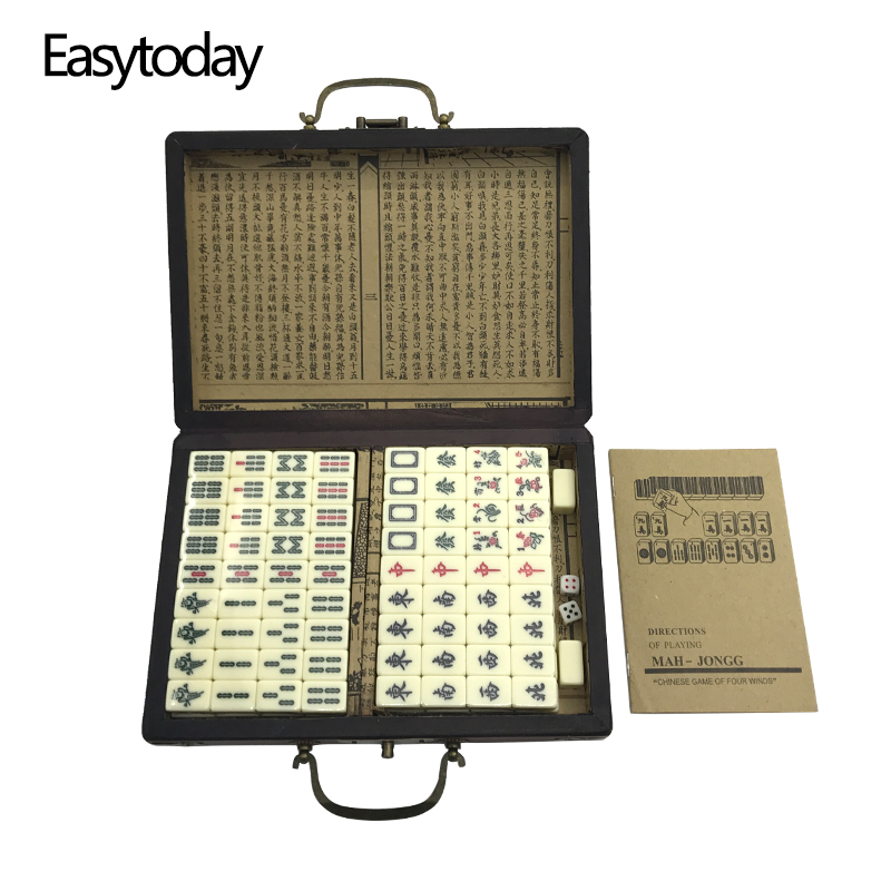 Board Game Review - Mini Chinese Toy Antique Mahjong Games