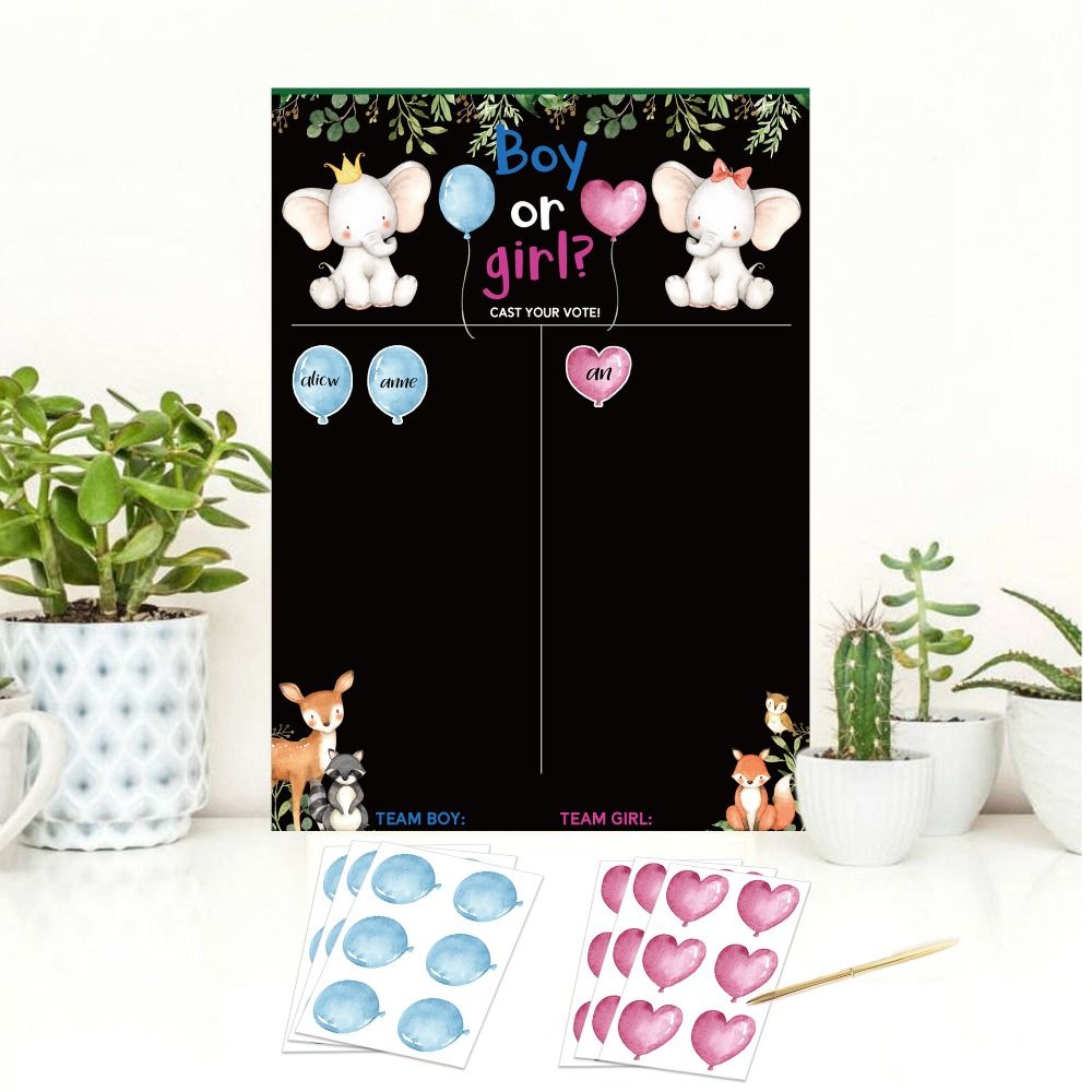 With Stickers Gender Revealed  - огляд і ціна Board Game Who Is It