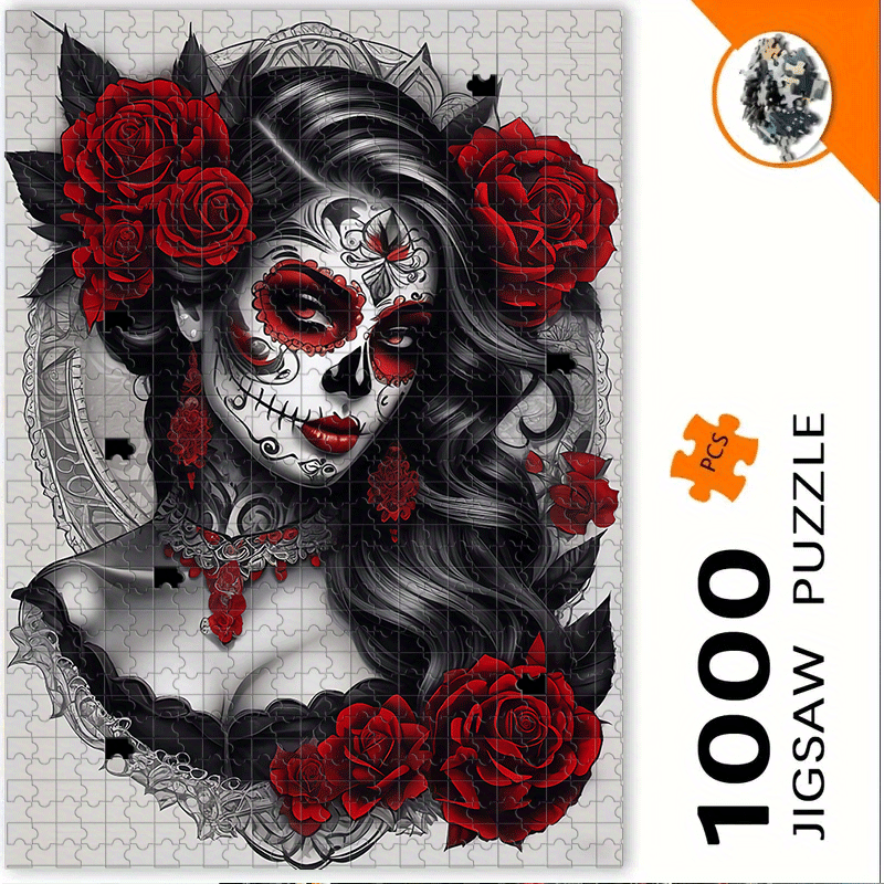 500/1000pcs Gothic Mexican Sug - огляд і ціна Jigsaw Puzzle Adult