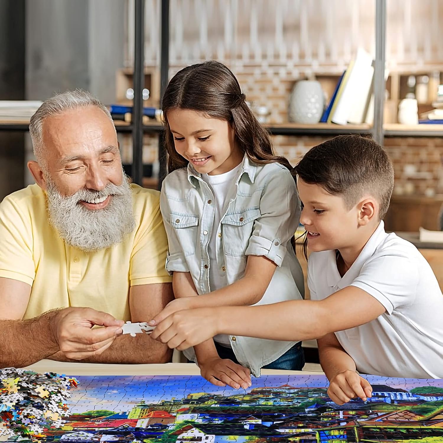 Sunset Harbor Town Jigsaw Puzz - огляд і ціна Jigsaw Puzzle Adult