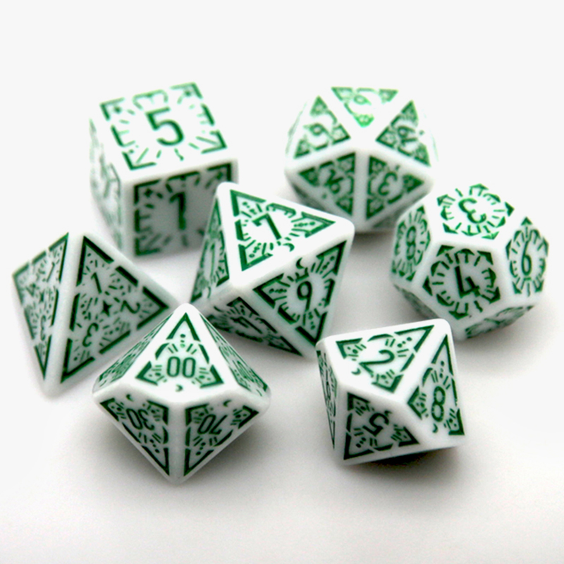 7PCS/set Multi-sided Dice New  - огляд і ціна Board Game Rpg