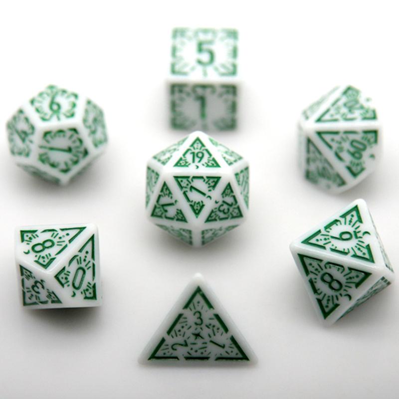 7PCS/set Multi-sided Dice New  - огляд і ціна Board Game Rpg