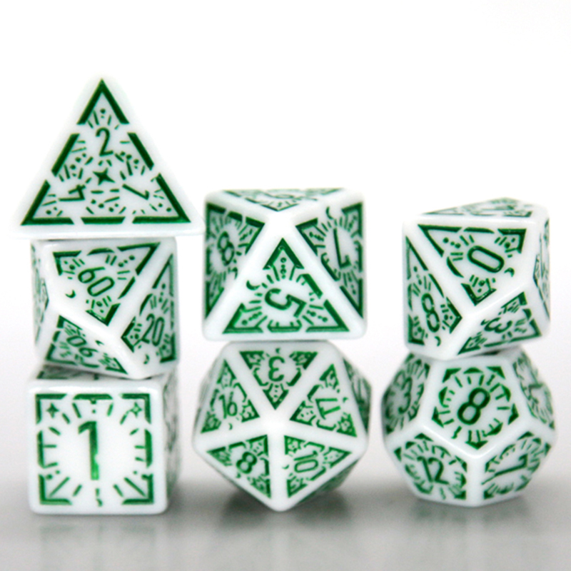 7PCS/set Multi-sided Dice New  - огляд і ціна Board Game Rpg