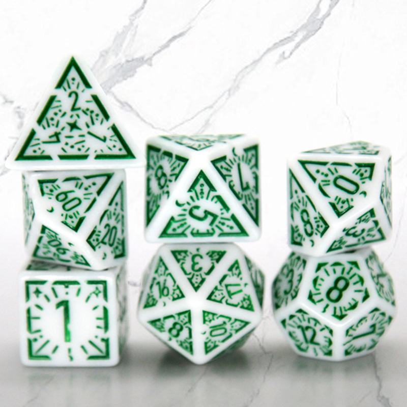 7PCS/set Multi-sided Dice New  - огляд і ціна Board Game Rpg